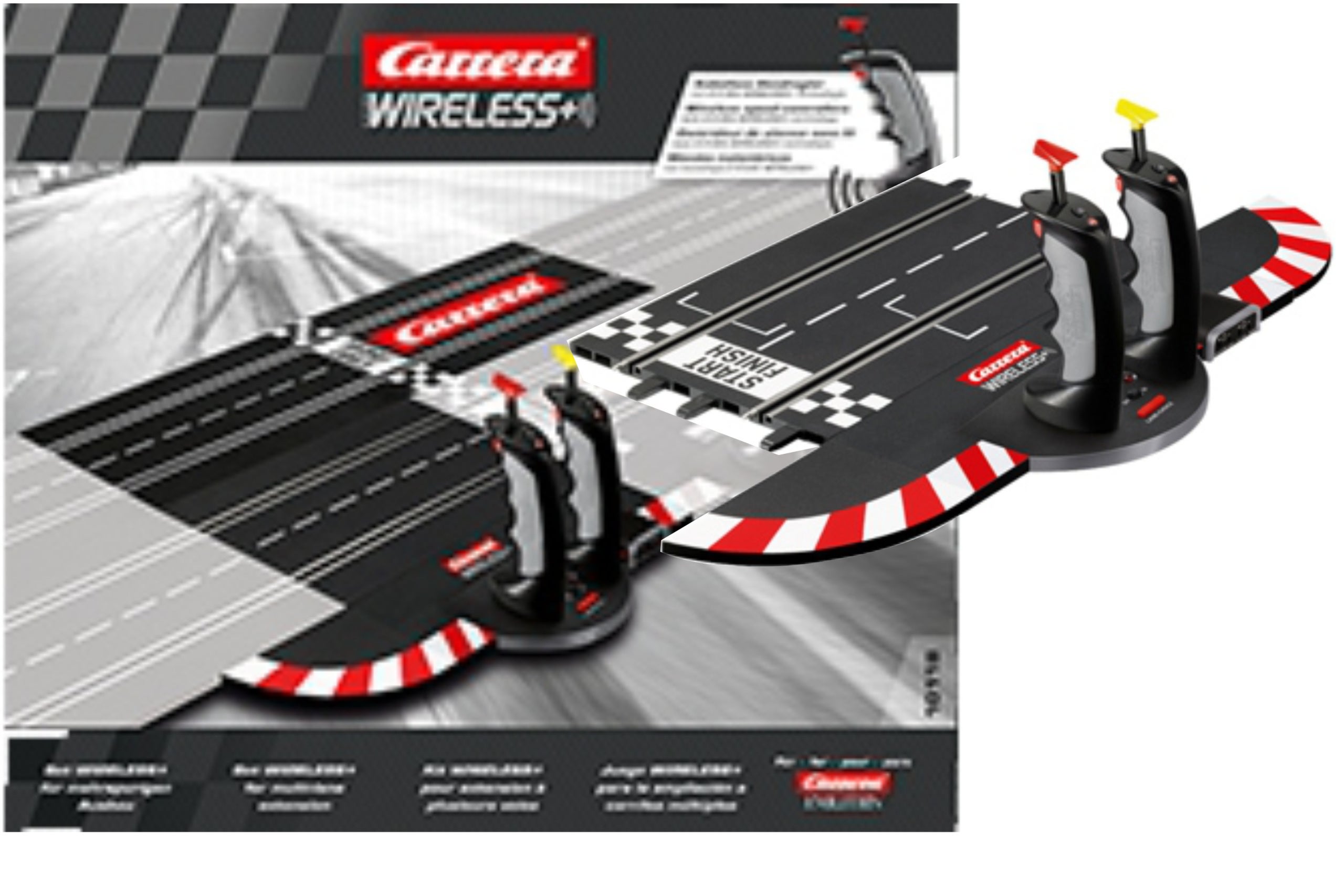 4 LANE Carrera ANALOG Wireless controller set 2 Duo units with
